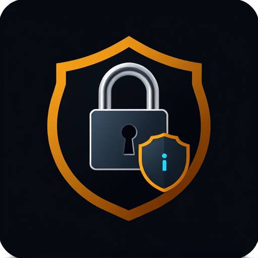 Icona che rappresenta la sicurezza dei dati con un lucchetto e uno scudo.