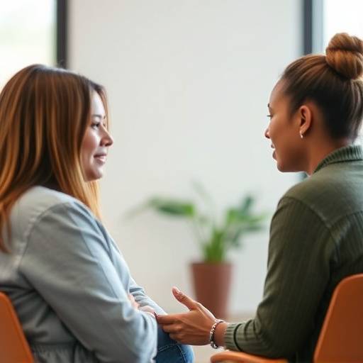 Una persona che partecipa attivamente a una sessione di coaching, prendendo appunti e interagendo con il coach